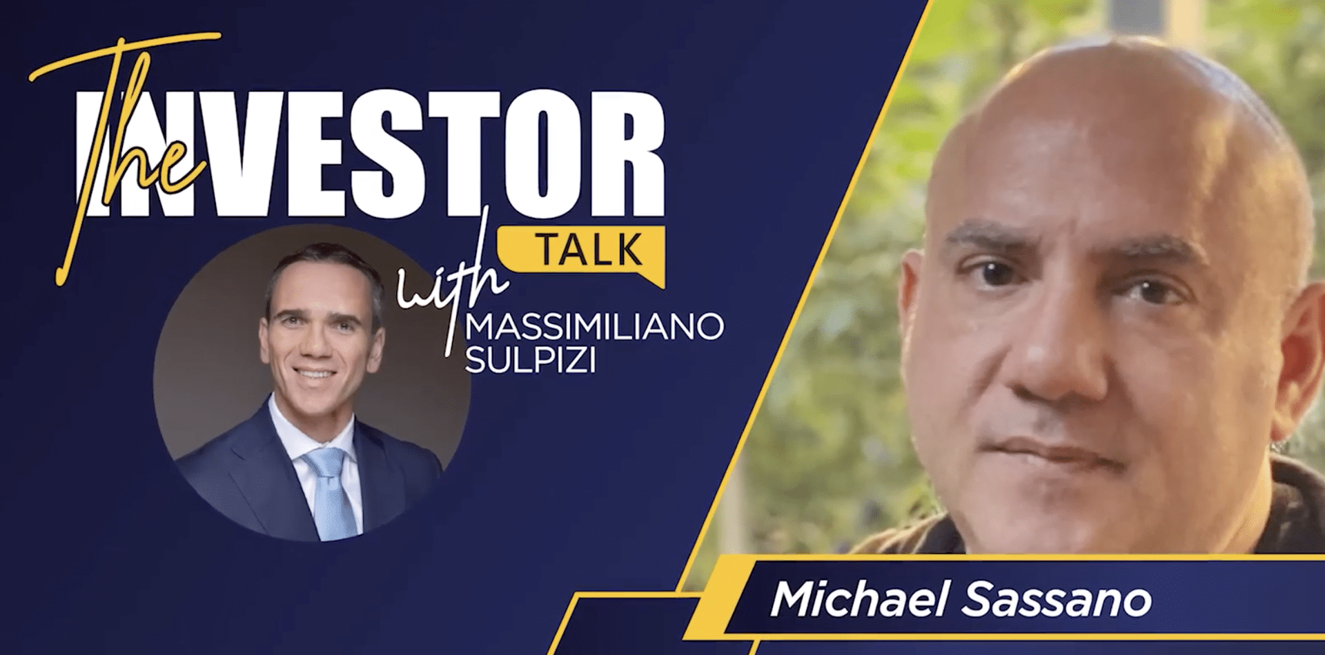 The Investor Talk - avec Michael Sassano, PDG et président de SOMAÍ Pharmaceuticals